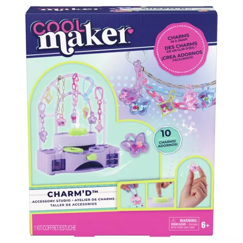 Spin Master Cool Maker Charm'd Charm Studio σετ DIY κατασκευής κοσμημάτων