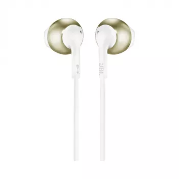 JBL T205 Ακουστικά in-ear σε χρώμα σαμπάνιας-χρυσού με μικρόφωνο