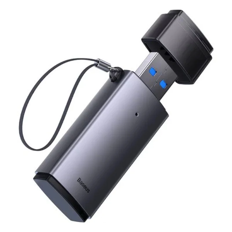 Baseus USB 3.0 2-in-1 Αναγνώστης καρτών SD & microSD – Γκρι