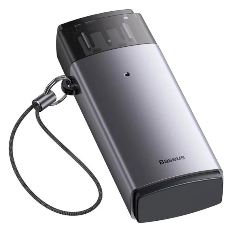 Baseus USB 3.0 2-in-1 Αναγνώστης καρτών SD & microSD – Γκρι