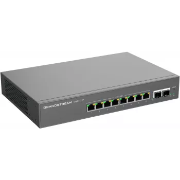 Grandstream GWN7721P Layer 2 Lite Managed 2,5-Gigabit-PoE+-Switch, 5 θύρες (4x 2,5G PoE+, 1x 2,5G), 60W Budget, αθόρυβο, Cloud/Web-διαχειριζόμενο
