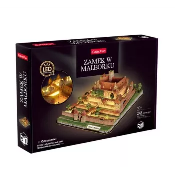 CubicFun 3D Παζλ Κάστρο Malbork με φωτισμό LED - 200 τεμ.
