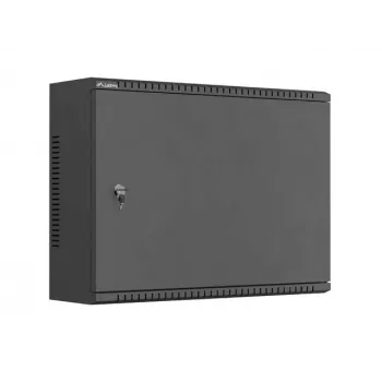 LANBERG TPR 19 επιτοίχιο rack δικτύου 4U με πόρτα mesh 560x420x180 mm μαύρο (συναρμολογημένο)