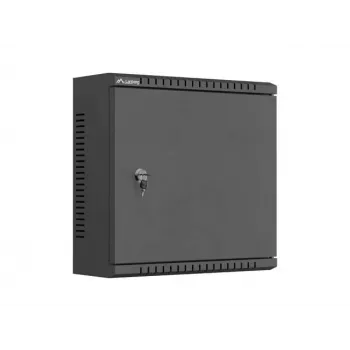 LANBERG WAT1-3414-00B επιτοίχιο rack εγκατάστασης TPR 10 με πλάκα δικτύου 340x340x140 mm μαύρο