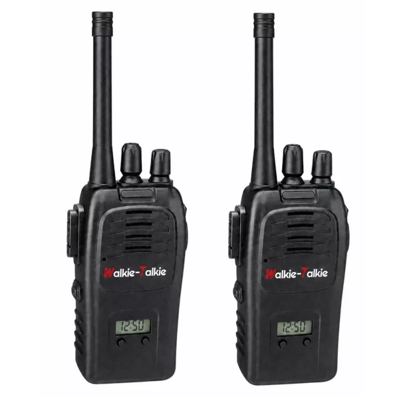 LEAN TOYS walkie talkie USB μείωση θορύβου μαύρο εμβέλεια 200M