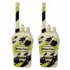 LEAN TOYS στρατιωτικά walkie-talkies USB εμβέλεια 200M χακί 2 τεμ.