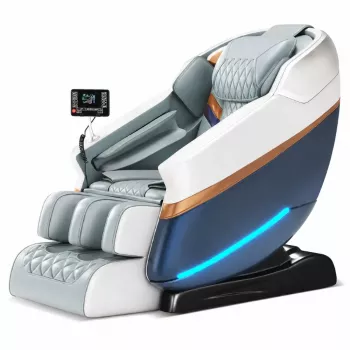 EXTRALINK 3D Zero Gravity πολυθρόνα μασάζ λευκό-μπλε