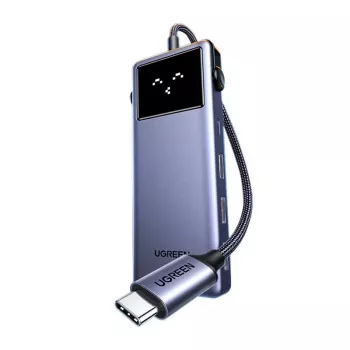 UGREEN USB-C Hub 7-in-1 με 3x USB 3.0, HDMI 4K, Gigabit Ethernet, 100W PD, Space Gray