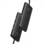 Baseus Lite Series 4-Port USB 3.0 Hub - 5Gbps, Bus-Powered, Μαύρο (WKQX030101)