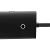 Baseus Lite Series 4-Port USB 3.0 Hub - 5Gbps, Bus-Powered, Μαύρο (WKQX030101)