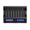 XTAR VC8S USB-C SET Φορτιστής μπαταριών, 3,7V/1,2V