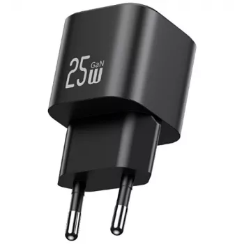 USAMS 25W GaN USB-C Γρήγορος φορτιστής - Λευκό