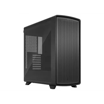 Fractal Design Summit Blackout TG Light Tint κουτί PC Mid-Tower - ανθρακί-μαύρο με πρόσοψη από γνήσιο ξύλο καρυδιάς, πλαϊνό από φιμέ Tempered Glass, 2x Aspect 14 PWM ανεμιστήρες