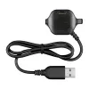 Garmin Forerunner 20/25 κλιπ φόρτισης καλώδιο δεδομένων - 1m USB-A σε ιδιόκτητο κλιπ, Μαύρο