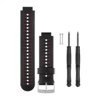 Garmin Forerunner 235 λουράκι ρολογιού, μαύρο/κόκκινο marsala (010-11251-90)