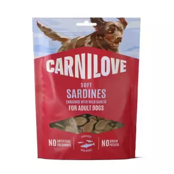 CARNILOVE σνακ σκύλου SOFT σαρδέλες με σκόρδο 200 g