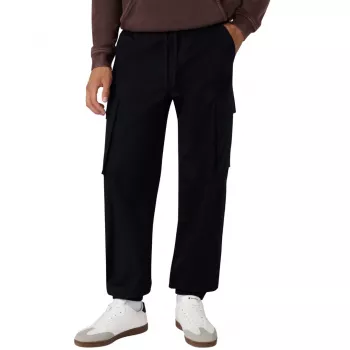 Champion Υφασμάτινο Παντελόνι Cargo Ανδρικό Μαύρο 221867 KK001 XL