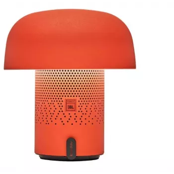 KOODUU Sensa Play Φορητό ηχείο Bluetooth με ρυθμιζόμενη λάμπα RGB LED, προστασία από πιτσιλιές IPX4, ζεύξη TWS, USB-C, πορτοκαλί