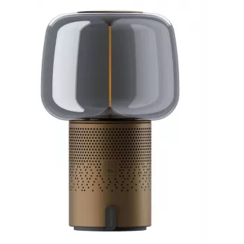 KOODUU Serena Play Φορητό LED Φωτιστικό με Ηχείο Bluetooth Καφέ
