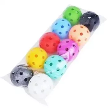 Tempish BULLET 10 συσκευασία μπάλες floorball πλήρους χρώματος