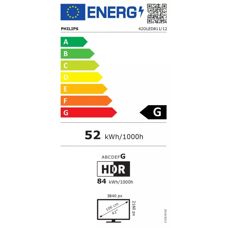 Philips 42OLED811/12 42 ίντσες OLED 4K Smart TV, TITAN OS, Ambilight
