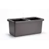 URBALIVE BERBERIS DUO Γλάστρα αυτόματης άρδευσης 78 x 39 cm Γκρι