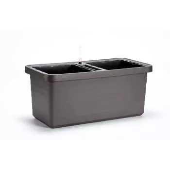 URBALIVE BERBERIS DUO Γλάστρα αυτόματης άρδευσης 78 x 39 cm Γκρι