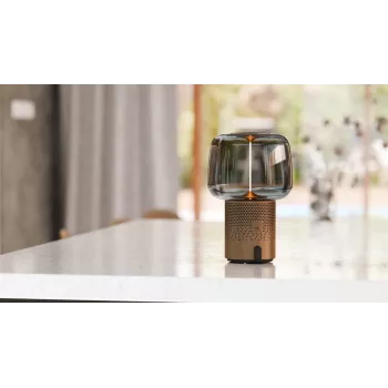 KOODUU Serena Play Φορητό Φωτιστικό LED με Ηχείο Bluetooth Γκρι
