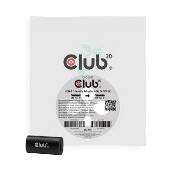 Club 3D προσαρμογέας υποδοχής USB-C 40G 240W 8K60Hz