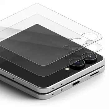 Ringke Cover Display Pro Συσκευασία 2 τεμ. Panzerglas Προστασία οθόνης για Galaxy Z Flip 8 - Clear