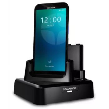 Datalogic Single Slot Dock σταθμός φόρτισης/δεδομένων Ethernet+USB C με εφεδρική μπαταρία - απαιτεί