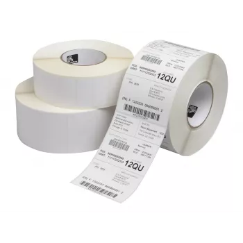 Zebra Z-Perform 1000T - Λευκό - Χαρτί - Θερμική μεταφορά - Μόνιμο - Τετράγωνο