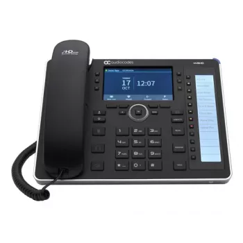 AudioCodes 445HD - Τηλέφωνο VoIP με εμφάνιση αριθμού κλήσης/λειτουργία αναμονής κλήσης