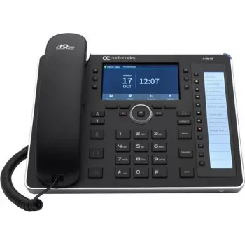 AudioCodes 445HD - Τηλέφωνο VoIP με εμφάνιση αριθμού κλήσης/λειτουργία αναμονής κλήσης