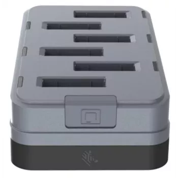 Zebra WS301 Φορτιστής αντικατάστασης μπαταρίας 6 θέσεων για φόρτιση 6 μπαταριών. Χώρα - USB Type-C