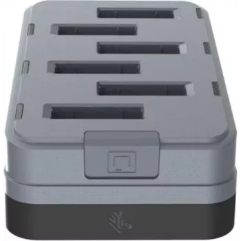 Zebra WS301 Φορτιστής αντικατάστασης μπαταρίας 6 θέσεων για φόρτιση 6 μπαταριών. Χώρα - USB Type-C