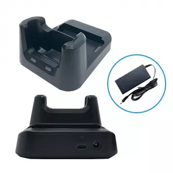 Unitech Σταθμός φόρτισης USB 1 θέσης HT330 με θήκη για πρόσθετη μπαταρία. Περιλαμβάνει τροφοδοτικό. _x00D_