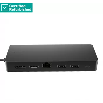 RENEW GOLD HP Universal USB-C Multiport Travel Hub 65W - 2 x USB 3.2, 2 x USB-C, 1 x DP, 1 x HDMI, 1 x RJ-45, 1 έτος