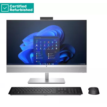 RENEW SILVER HP Elite 870 G9 AIO All-in-One 27 - i9-14900, 64GB, 2TB SSD, 27 QHD Non-Touch AG, ρυθμιζόμενο καθ' ύψος, ποντίκι USB, Win 11 Pro, 1 έτος
