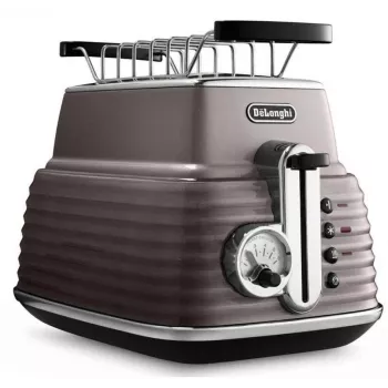 De'Longhi Scultura CTZ2103BG Τοστιέρα 2 φετών, 900 W, Χρυσό σαμπάνιας