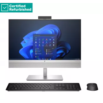 RENEW SILVER HP Elite 840 G9 AIO All-in-One 24 - i7-14700, 16GB, 512GB SSD, 23,8 inch FHD Non-Touch AG, FPR, ρυθμιζόμενου ύψους, ποντίκι USB, Win 11 Pro, 1 έτος