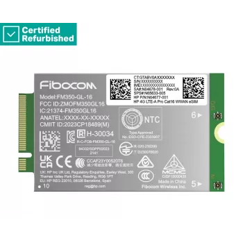 RENEW GOLD HP 4G LTE Modem m.2 WWAN Cat 16 L860-GL-16 Mobile Broadband Cellular (συμβατό με WWAN-enabled EliteBook 630 640 645 660 830 840 860 1040 G11, x360 G11, ProBook 440 460 465 G11, ZBook Firefly Fury Power 14 16 G11 G11A)