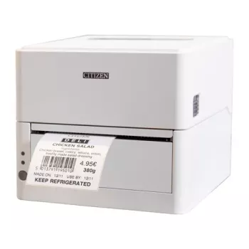 Citizen CL-H300SV Εκτυπωτής_ Ασημένια ιόντα USB Λευκό Βύσμα ΕΕ Χώρος για Προαιρετικό