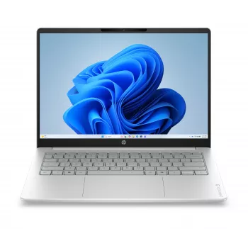 HP OmniBook 3 14-hu0009nyx - Core 5 120U, 16GB DDR5, 1TB, 14,0 ίντσες 2K (1920x1200) OLED BrightView Low Blue Light 300 Nits, Glacier Silver FF - 1080p TNR, χωρίς τροφοδοτικό AC 45W, Win 11 Home, 1 έτος
