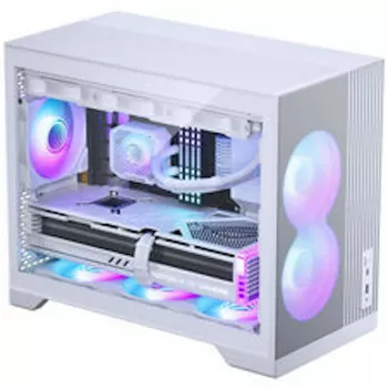 Phanteks XT M3 κουτί PC, Mini κουτί + D30 PWM Regular Airflow D-RGB ανεμιστήρες, συσκευασία 3 τεμ., λευκό