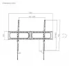 LH-GROUP Βάση τοίχου 43-115 125KG