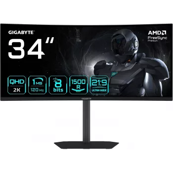 Οθόνη Gigabyte GS34WQCA (ανακατασκευασμένη)