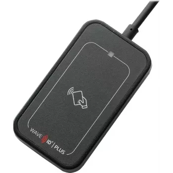 RF IDeas WAVE ID Plus Mini Keystroke iClass ID/SE/SEOS μαύρη συσκευή ανάγνωσης USB