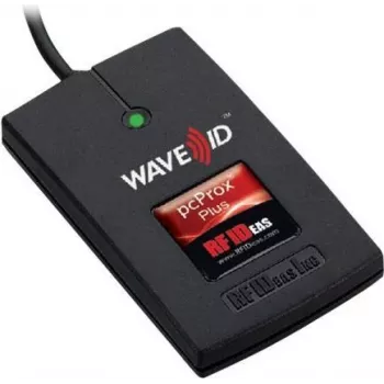 RF IDeas WAVE ID Plus Keystroke RA FactoryTalk V2 μαύρος επίτοιχος αναγνώστης