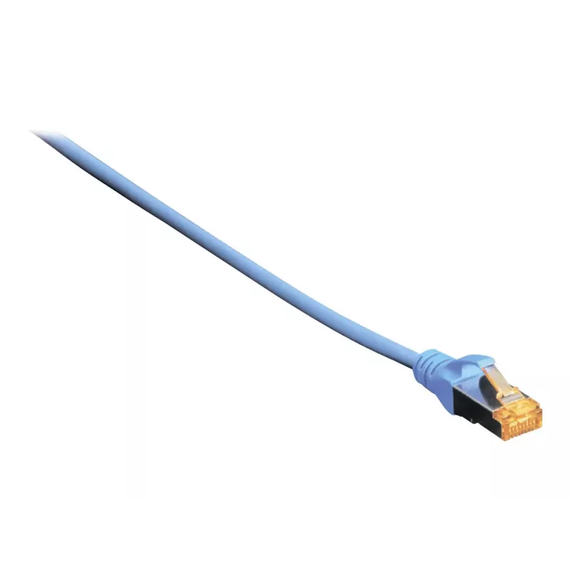 DIGITUS Καλώδιο patch - CAT6a - S/FTP - προστασία γλωττίδας - Cu - 1 m - μπλε